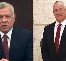 على ماذا شدد الملك الأردني خلال لقائه مع غانتس؟