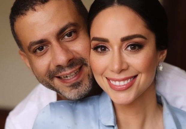 الفنانة بسنت شوقي وزوجها الفنان محمد فراج - أرشيفية
