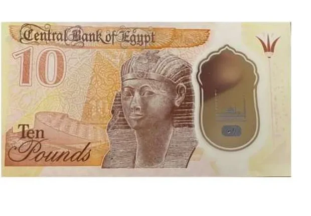 شكل العشرة جنيه الجديدة البلاستيك