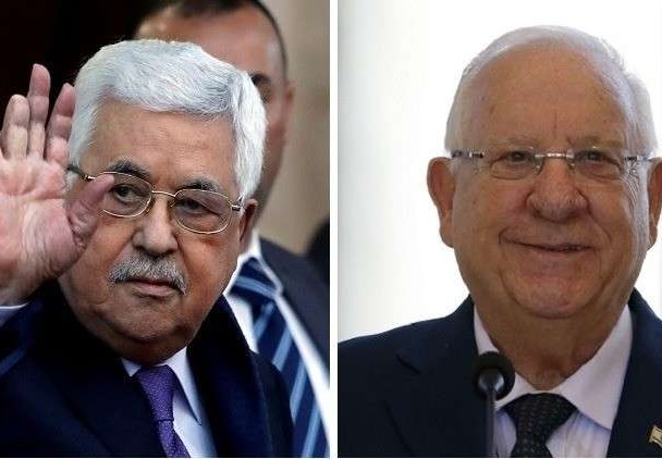 الرئيس الفلسطيني محمود عباس ونظيره الإسرائيلي رؤوفين ريفلين - أرشيفية