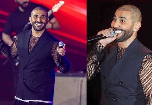 لبس احمد سعد امس