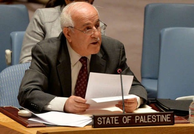 المندوب الفلسطيني الدائم لدى الأمم المتحدة، رياض منصور - أرشيفية