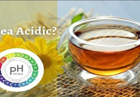 يمكن استخدام مشروب الشاي في تمييز الحمض من القاعدة.